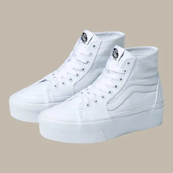 Vans | Shoes | Nwt Vans Sk8hi Tapered Stackform Shoes White  display picture 3